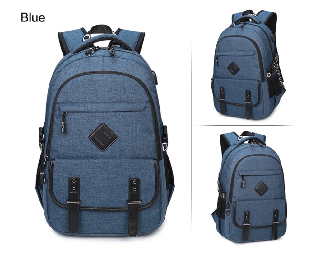 New Backpacks Men'S USB Oxford Waterproof Schoolbag Travel Computer Backpack- Black New Backpacks Men'S USB Oxford Waterproof Schoolbag Travel Computer Backpack- Black