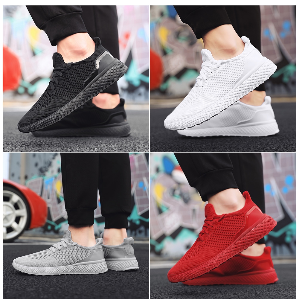 AILADUN Men's Sport Shoes Breathable Large Size - Black EU 45 AILADUN Men's Sport Shoes Breathable Large Size - Black EU 45